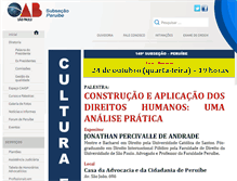 Tablet Screenshot of oabperuibe.org.br